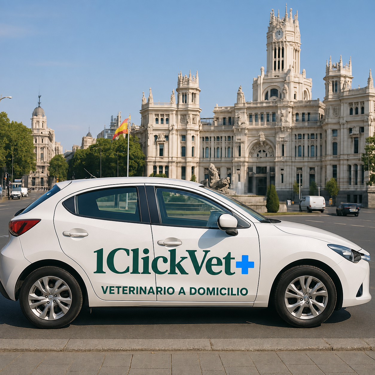 Vehículo de atención veterinaria a domicilio 1 Click Vet