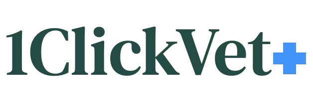 Nuevo logo de 1 Click Vet, servicio veterinario a domicilio de Clínica Veterinaria Tres Valles