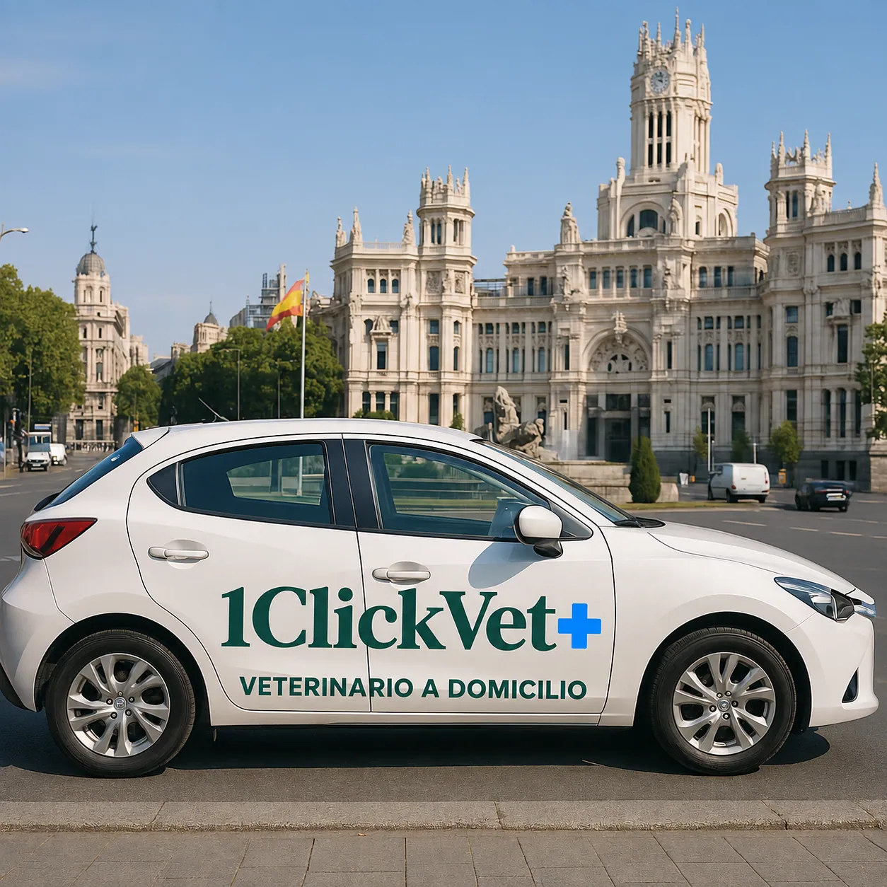 Vehículo de atención veterinaria a domicilio 1 Click Vet